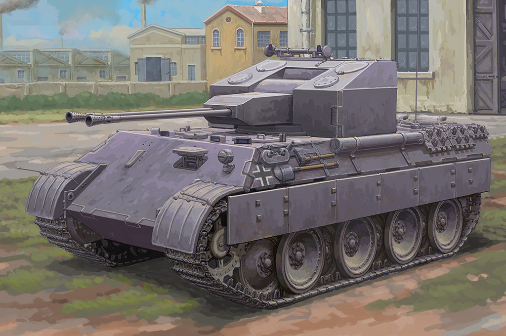 Hobby Boss 84832 1:48 German Flakpanzer V Ausf.A Tank Plastic Model Kit