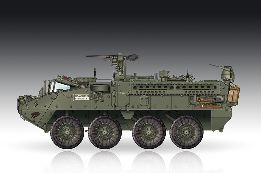 Trumpeter 07423 1:72 M1130 Stryker Command Vehicle Plastic Model Kit