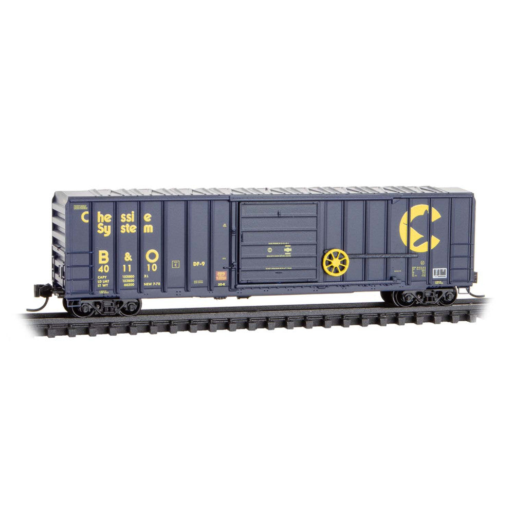 Micro-Trains 02500356 N Chessie System/B&O 50' Rib Side Boxcar #401110