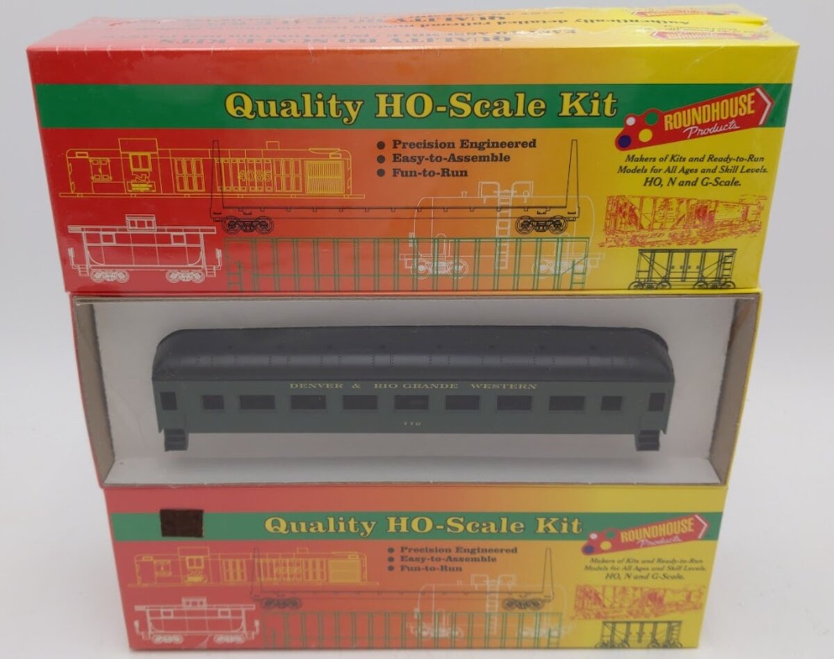 Roundhouse 06220-06270 HO DRGW 60' Harriman Assorted Cars (Set of 6)
