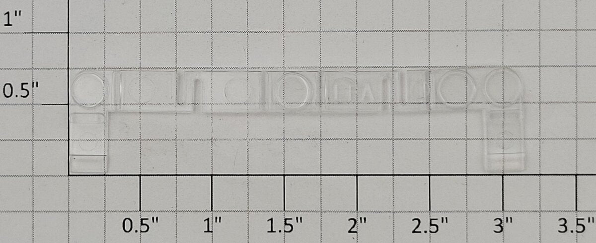 Athearn 19125 HO LFA Window Insert