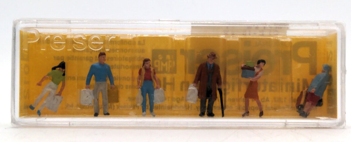Preiser 0121 HO 1:90 Shoppers Figures Set GR 05