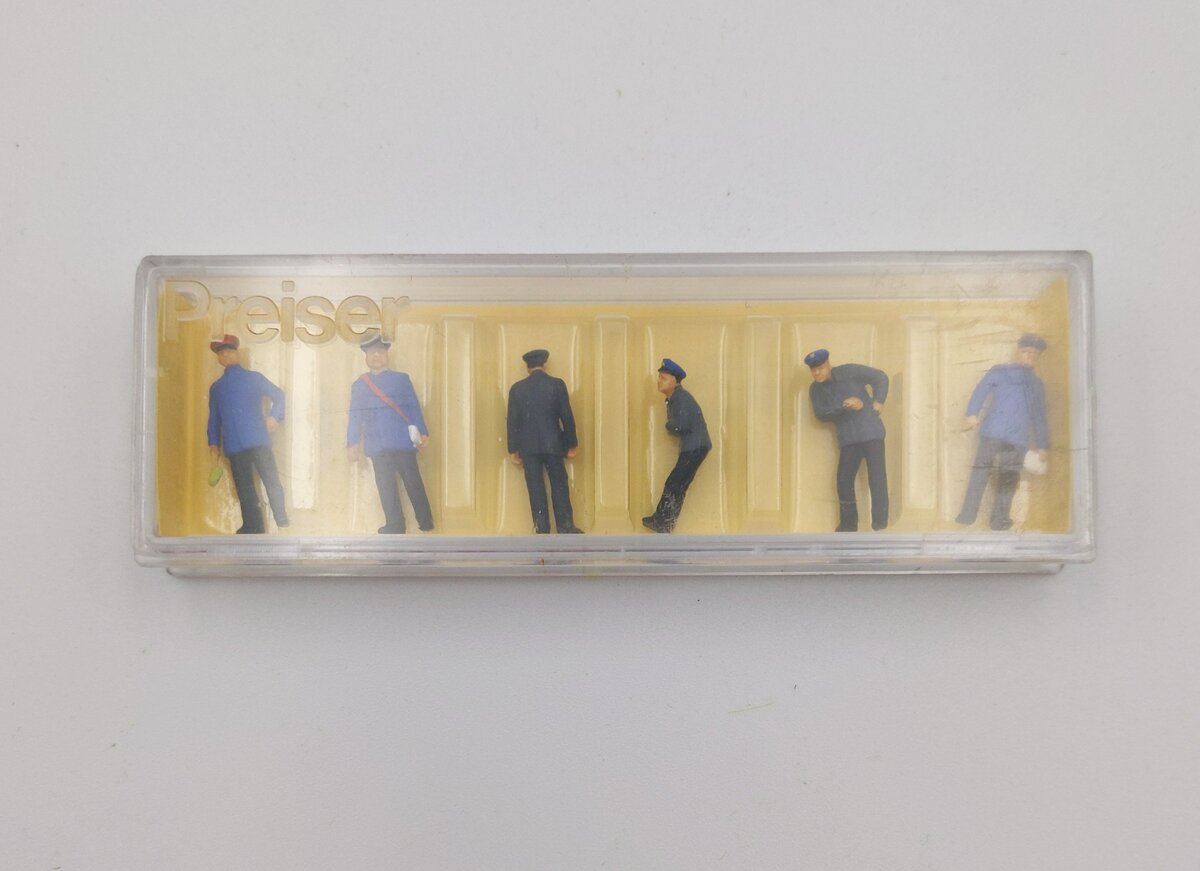 Preiser 147 HO Railroad Working Men Set of 6