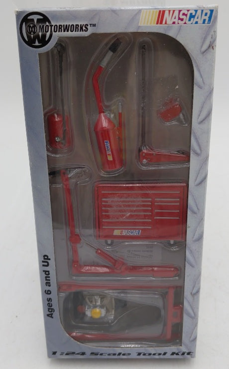 Motorworks 42301 1:24 Scale Red Tool Nascar Metal Kit