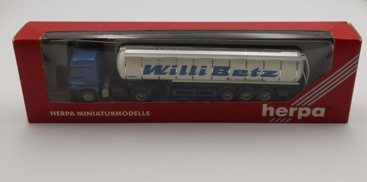 Herpa 147897 1:87 MB Actros L Liquid Tank Willi Betz
