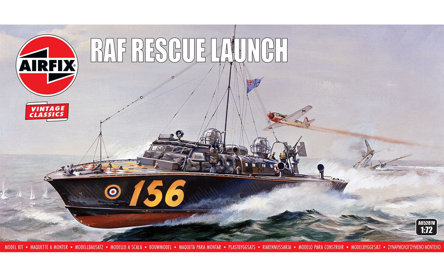 Airfix Products A05281V 1:72 RAF Rescue Launch Ship Plastic Model Kit