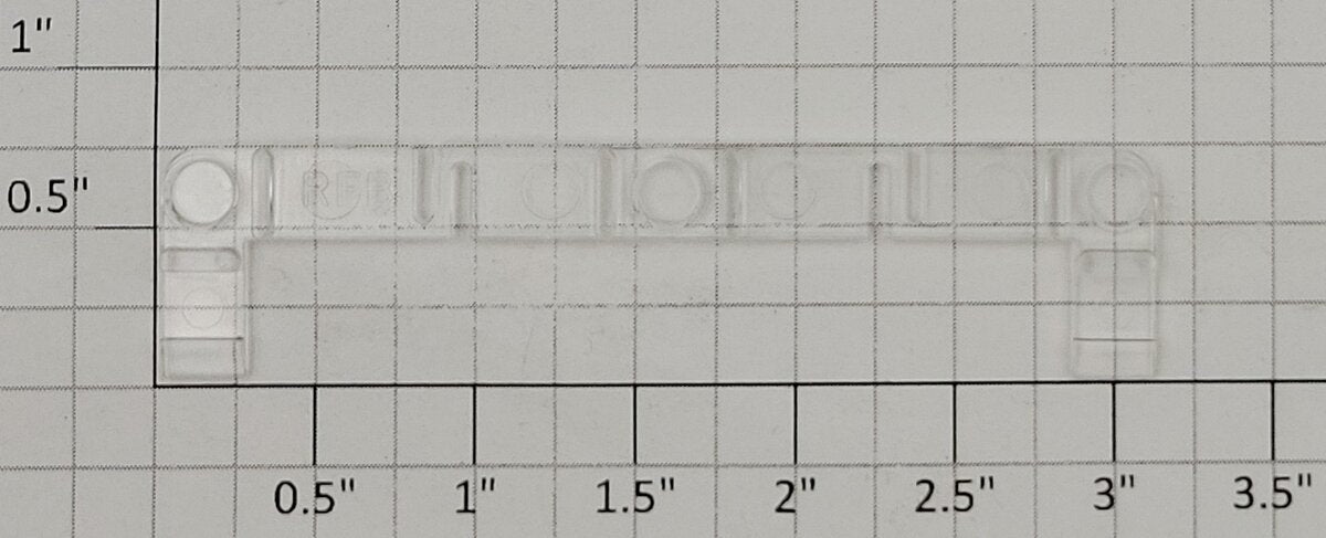 Athearn 19128 HO RFB Window Insert