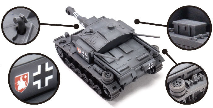 AFV Club WQT004 Q Sturmgeschutz III Ausf. F Tank Plastic Model Kit