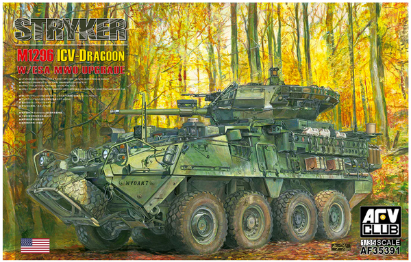 AFV Club AF35391 1:35 M1296 Stryker ICV-Dragoon with ESA MWO