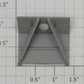 Athearn 19051 HO Unpainted Hopper End Plate