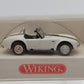 Wiking 819 02 24 1:87 Scale White W/Black Stripes Chevrolet Corvette Car