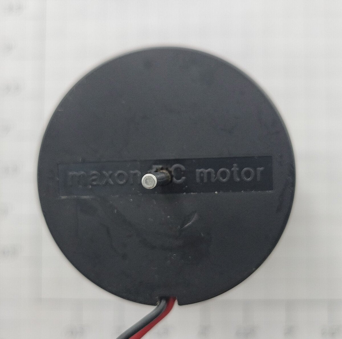 Maxon 410400380000231 12-Volt DC Motor with Gearbox Assembly and Wires