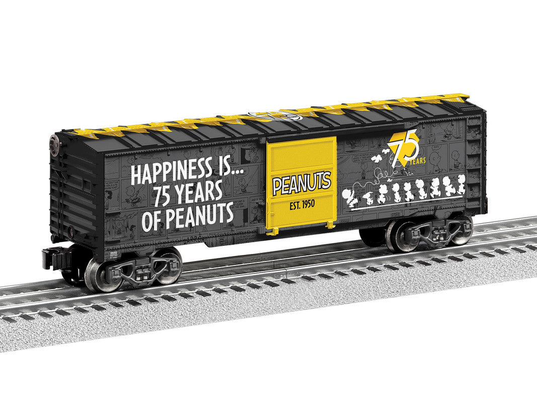 Lionel 2538350 O Peanuts 75th Anniversary Boxcar