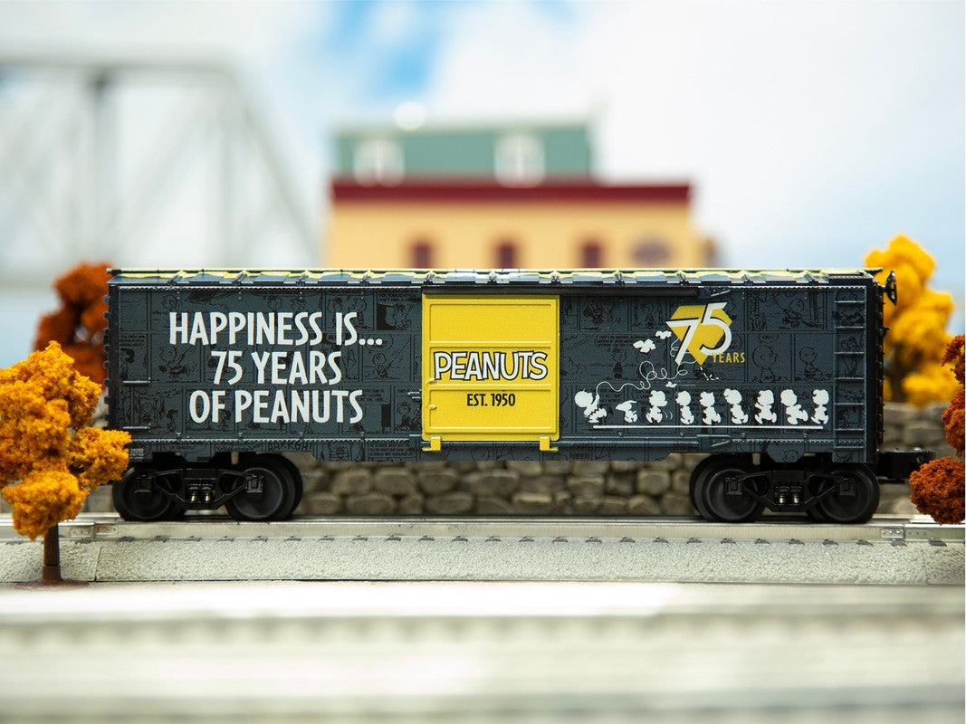 Lionel 2538350 O Peanuts 75th Anniversary Boxcar