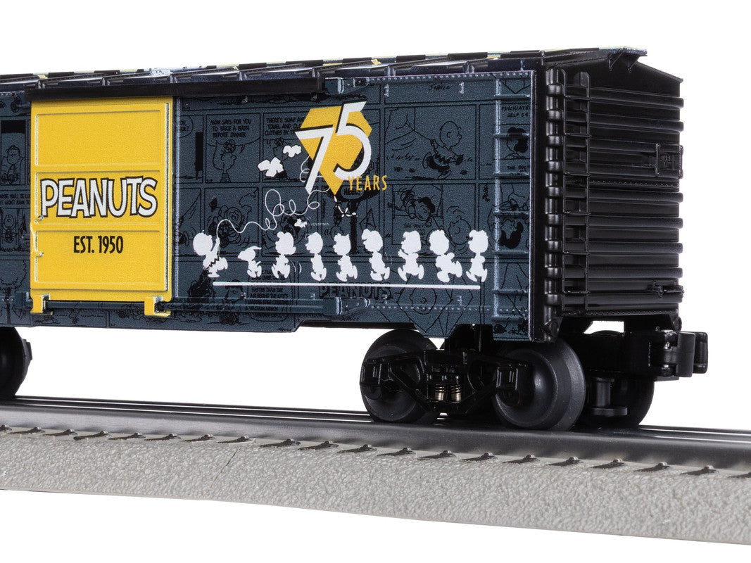 Lionel 2538350 O Peanuts 75th Anniversary Boxcar