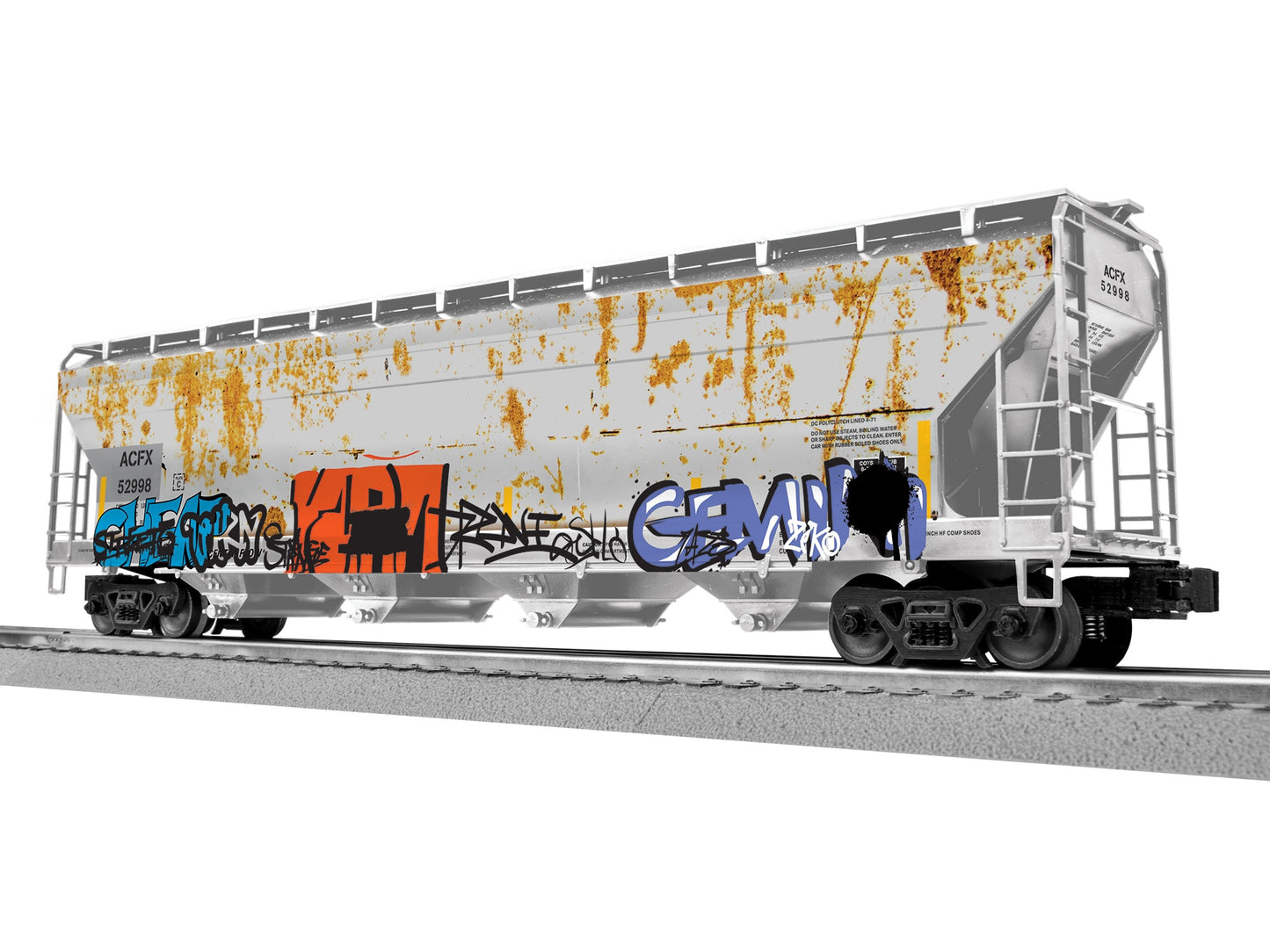 Lionel 2542132 O ACFX ACF 4 Bay Covered Hopper #52998 LN/Box