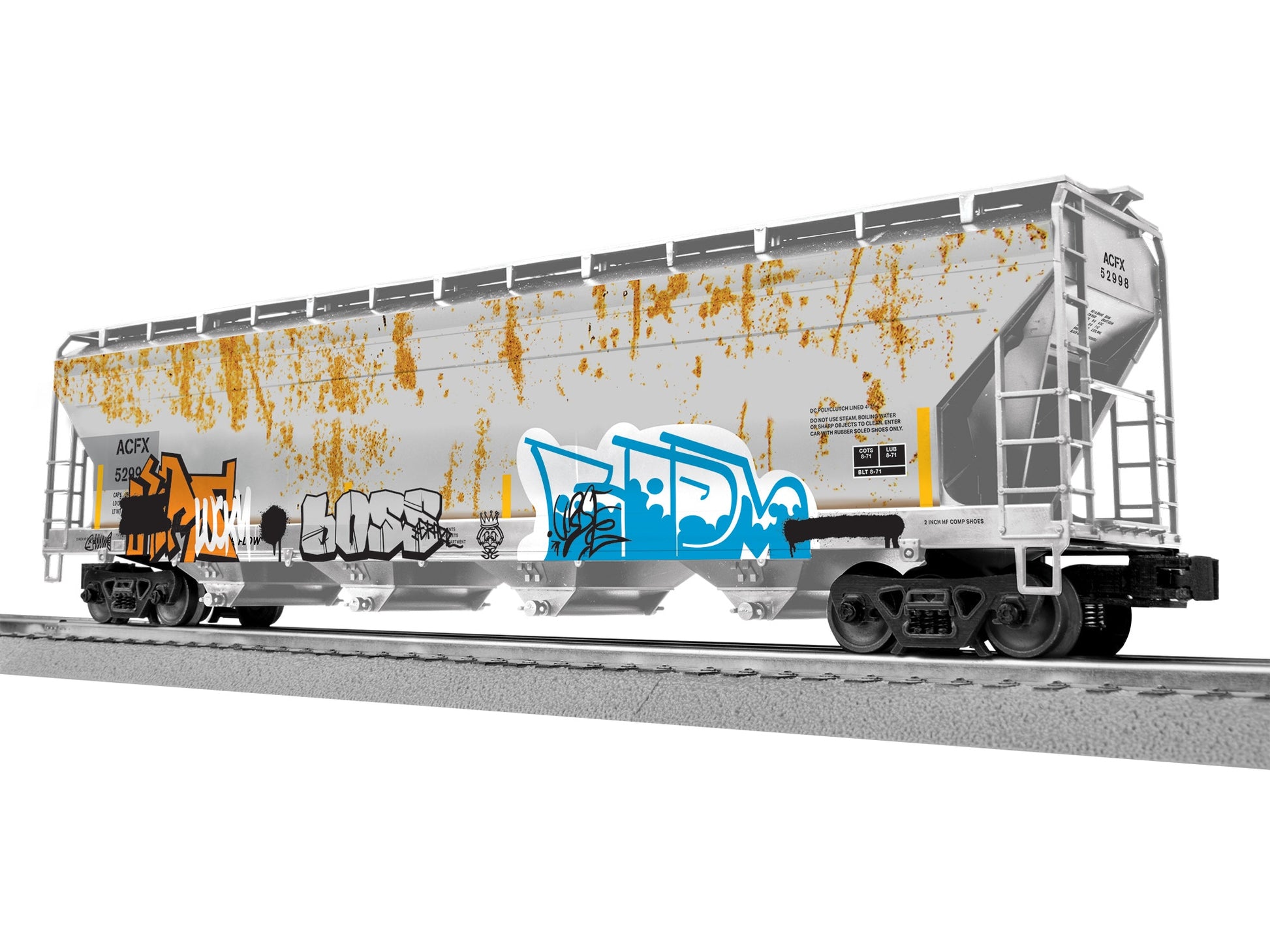 Lionel 2542132 O ACFX ACF 4 Bay Covered Hopper #52998 LN/Box