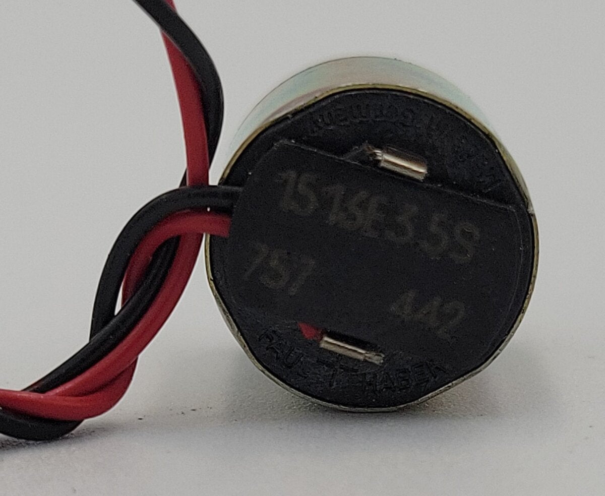Faulhaber 1516E3.5S 12-Volt DC Can Motor Wired with Plug and Gear