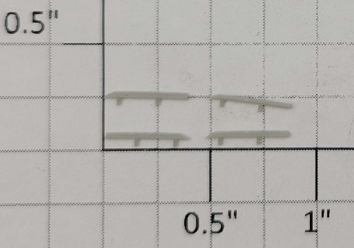Athearn 94443 HO PS2003 Unpainted MPC Stanchion