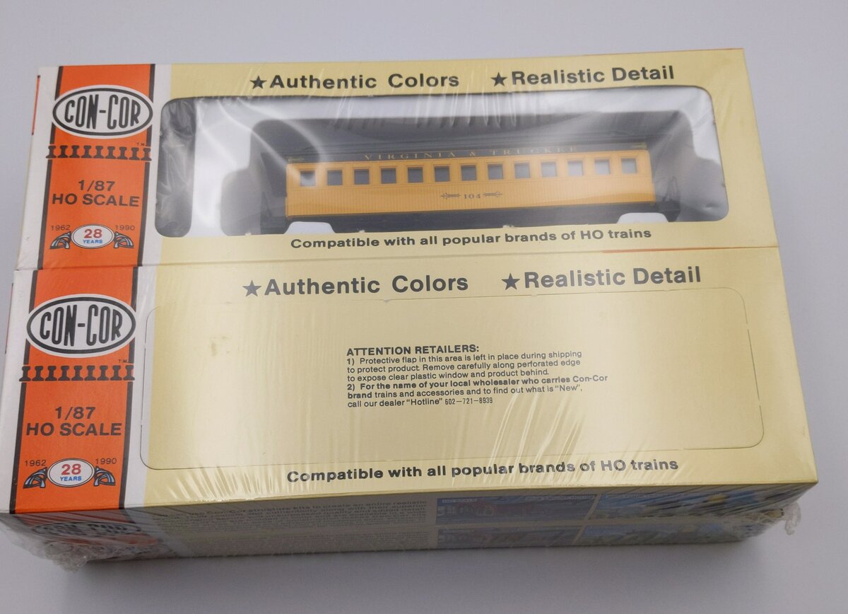 Con-Cor 003-000108 Virginia Truckee Coach & Baggage Set of 4