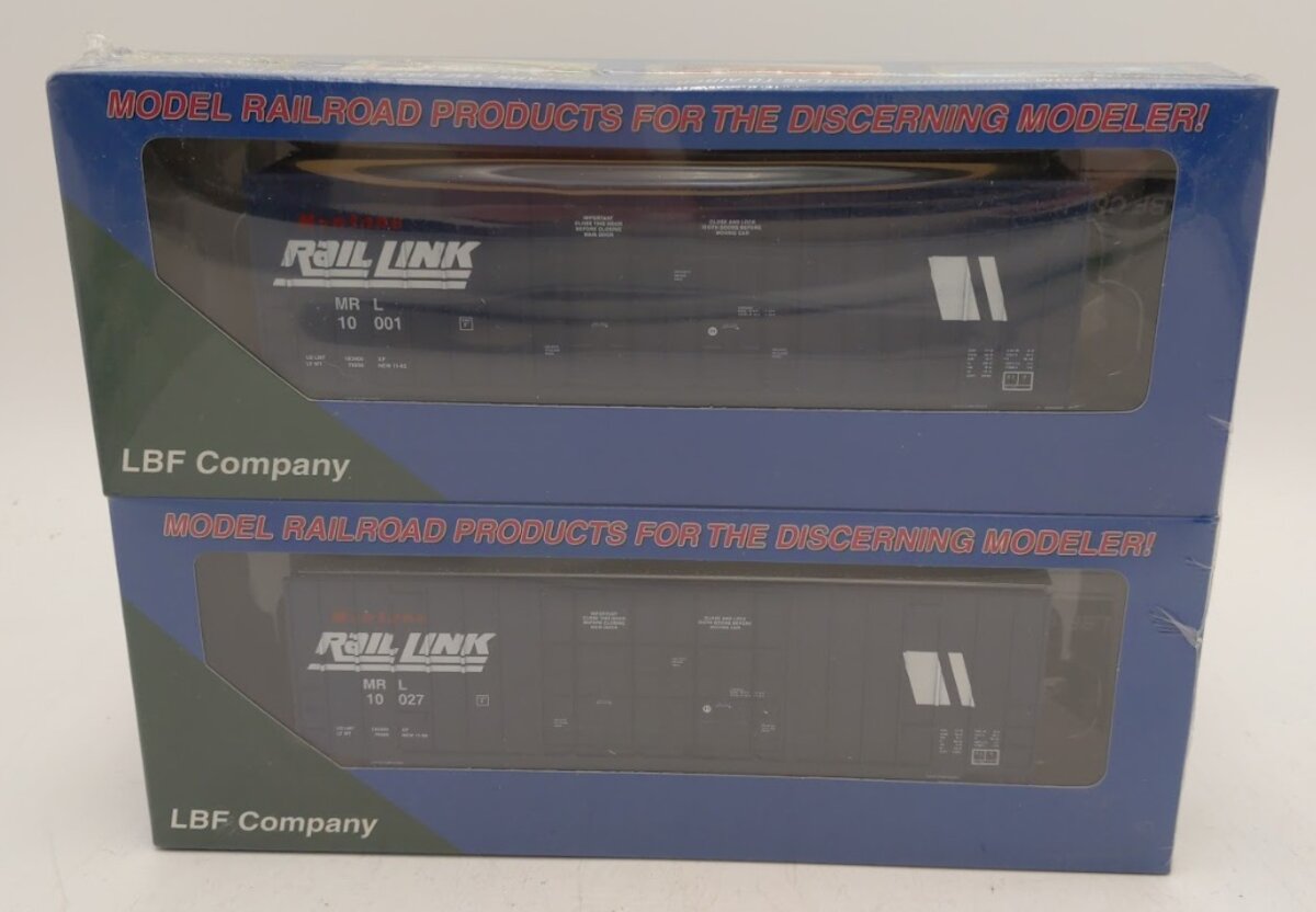 LBF 135301 HO Scale Montana Rail Link Hi Cube 50' Box Car Kit (Set of 2)