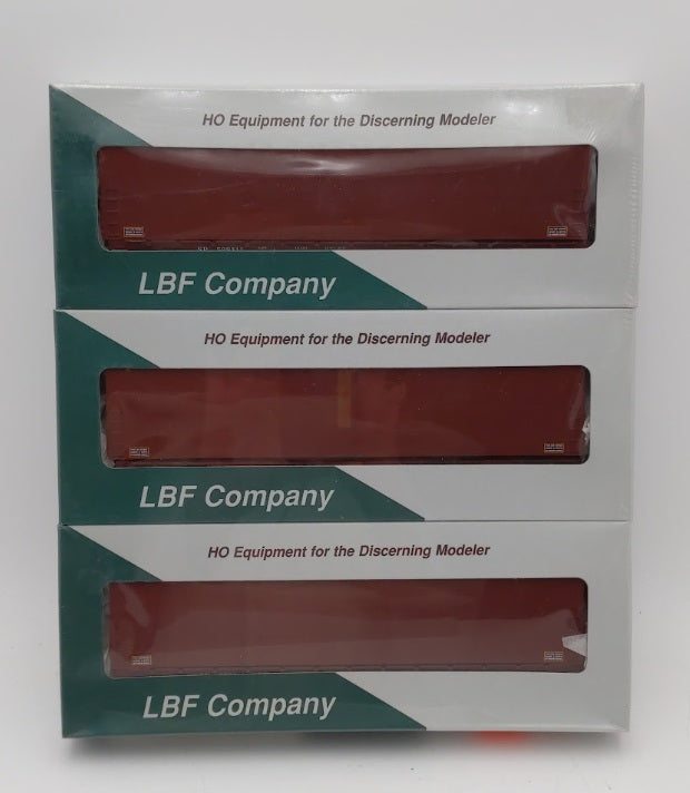 LBF 801 HO Scale Southern Pacific Boeing Skybox Flat Car Kit (Set of 3)