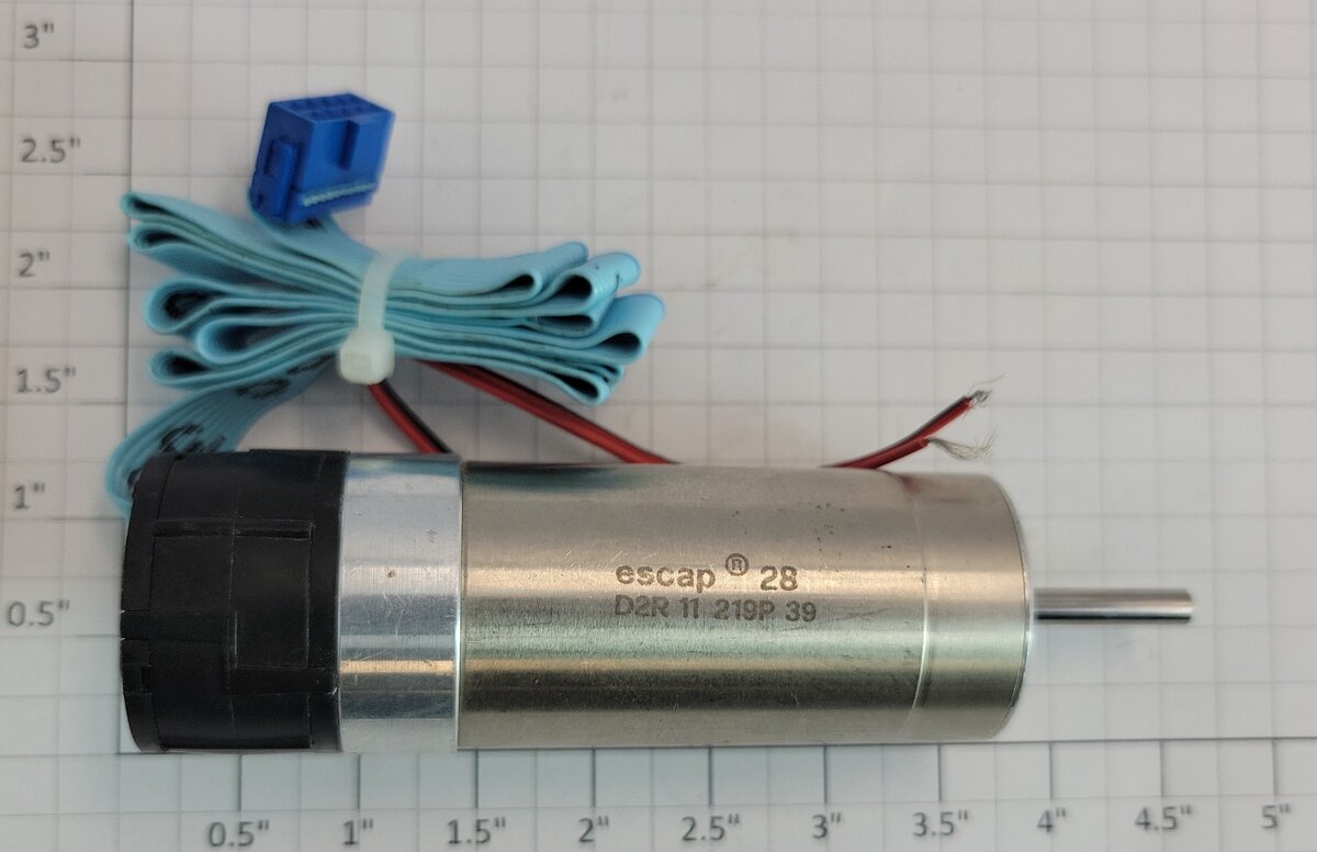 Escap D2R 11 219P 39 12-Volt DC Servo Motor with Heds 5310 915E Encoder