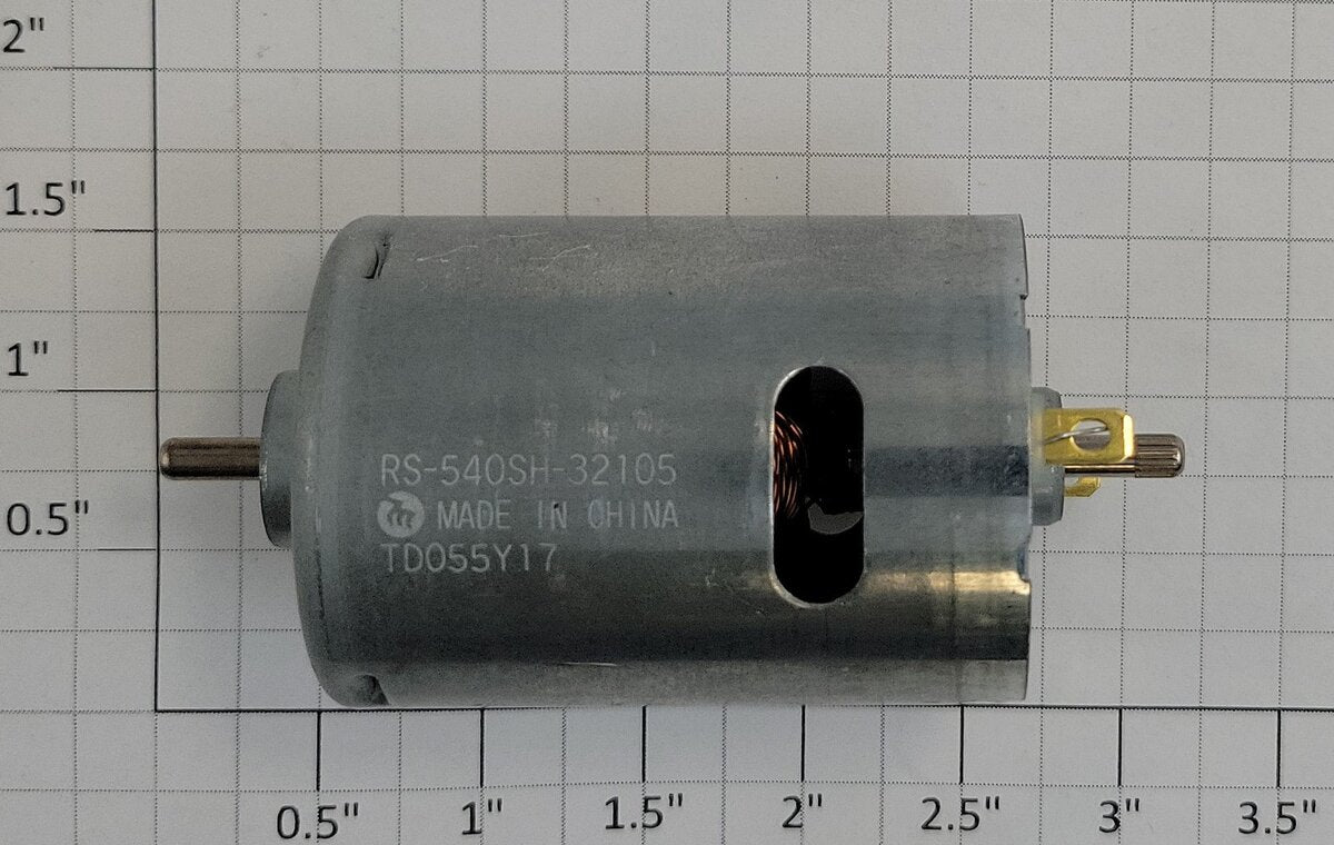 Mabuchi RS-540SH-32105 12-Volt DC Can Motor 50mm L x 36mm OD