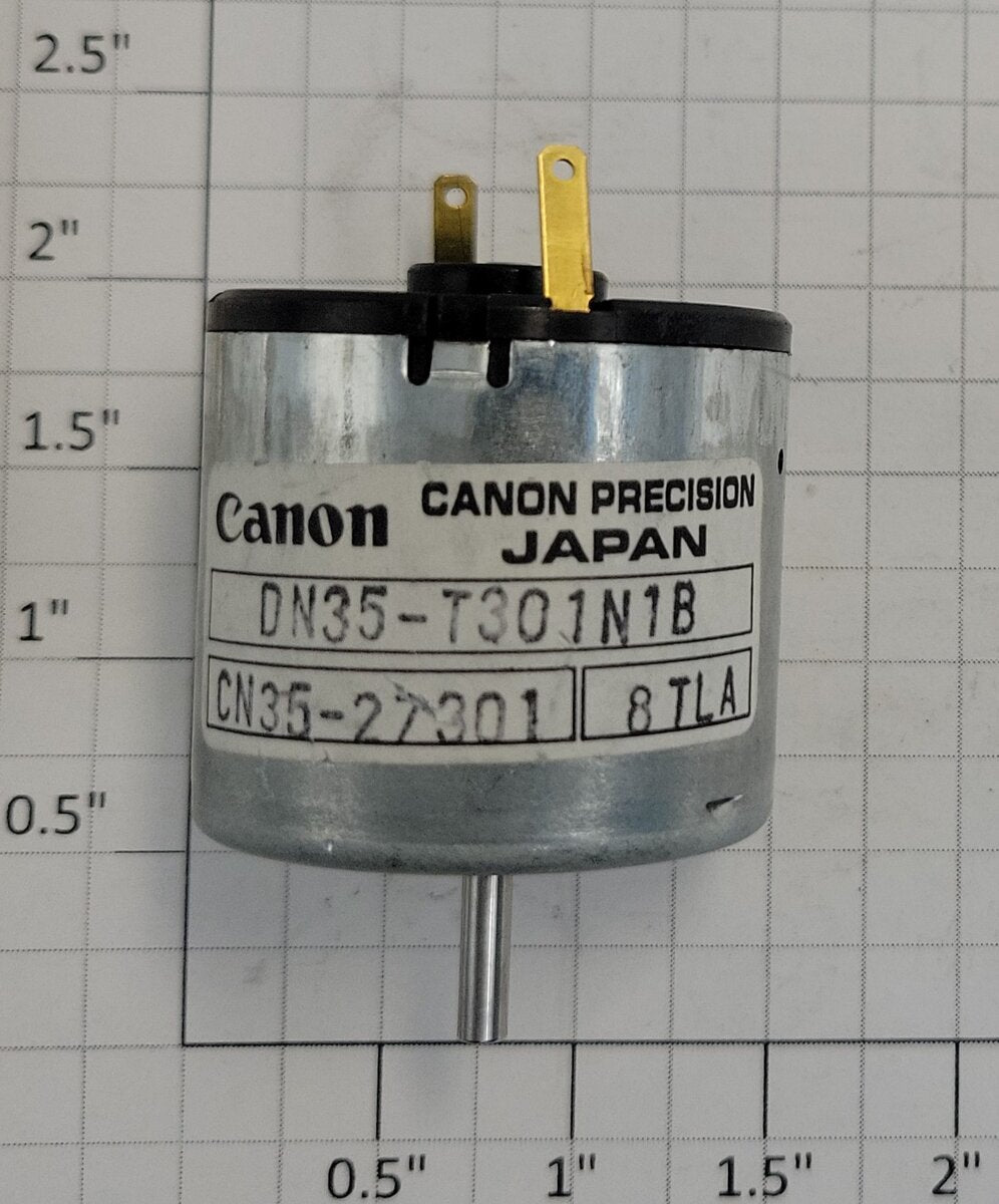 Canon DN35-T301N1B 12-VDC Mini Can Motor 32mm L x 34mm OD