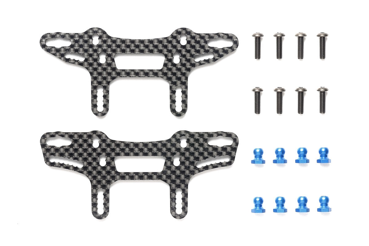 Tamiya 47521 1:10 Tamiya XM-01 Carbon Fiber Front & Rear Damper Stays