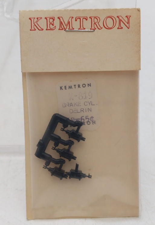 Kemtron X-819 HO Scale Delrin Brake Cylinders Plastic Part (Pack of 4)