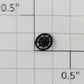 Roundhouse 74293 HO Black Plastic Caboose Brake Wheel