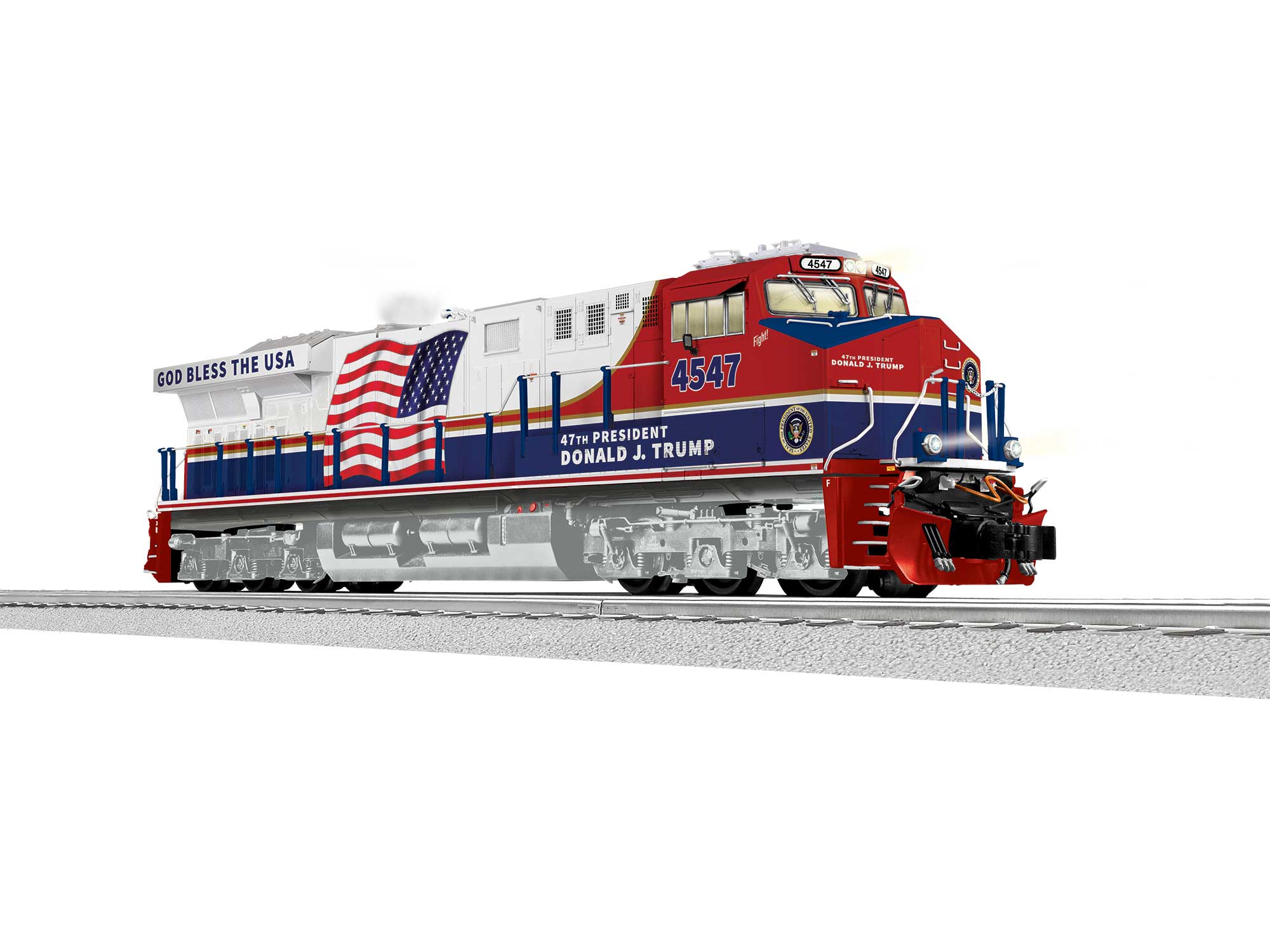 Lionel 2533047 O Gauge President Trump ES44 Diesel Engine #4547