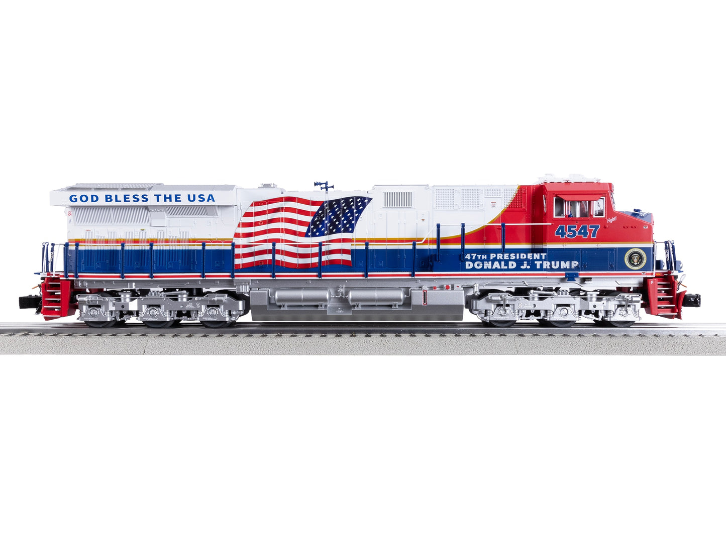 Lionel 2533047 O Gauge President Trump ES44 Diesel Engine #4547 with LEGACY MT/Box