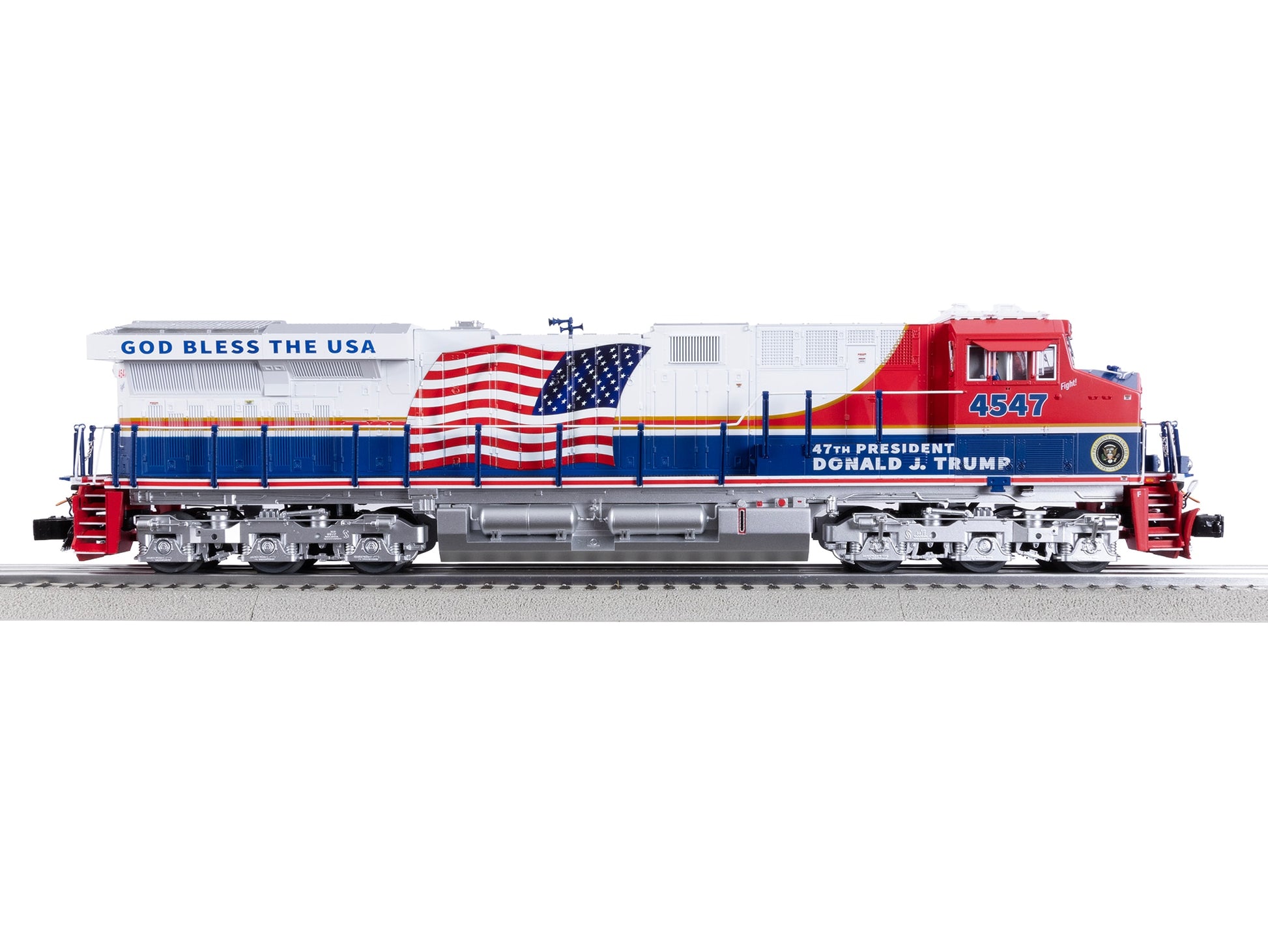 Lionel 2533047 O Gauge President Trump ES44 Diesel Engine #4547 with LEGACY MT/Box