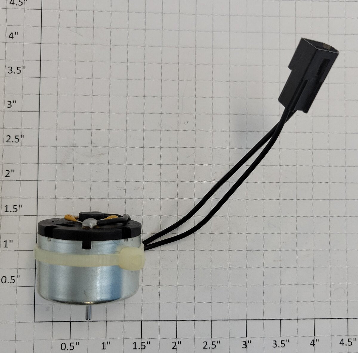 Acme RF-520C-17410 12-Volt DC Electric Motor with Connector and Capacitors