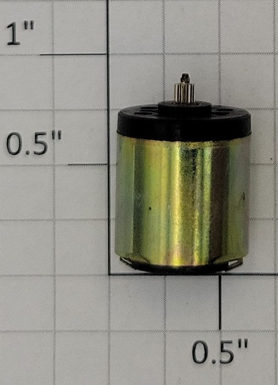 Faulhaber 1516E012S 12-Volt DC Can Micromotor with 2.1mm Pinion Gear