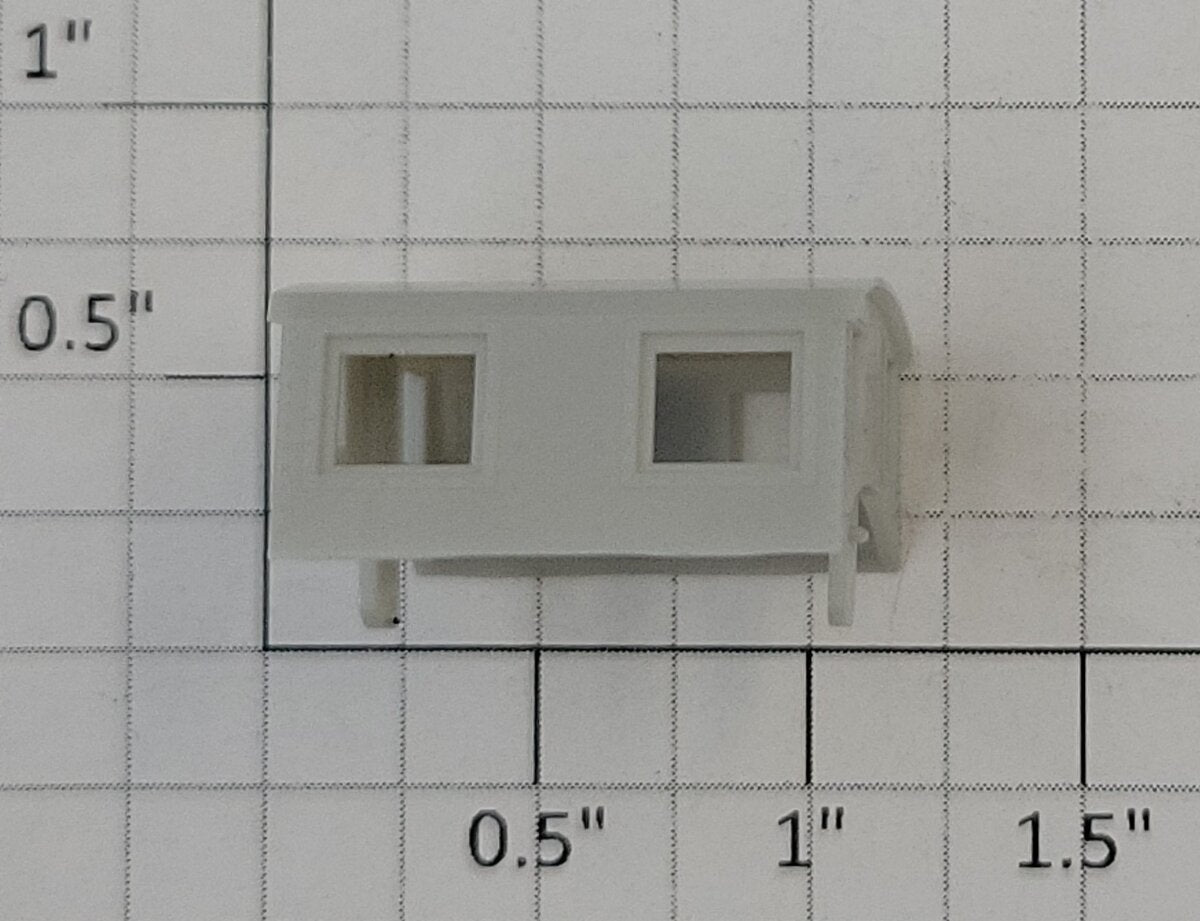 Athearn 74296 HO Unpainted Angled Caboose Cupola
