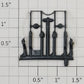 Athearn 67575 HO Gray and White End Rail on Sprue