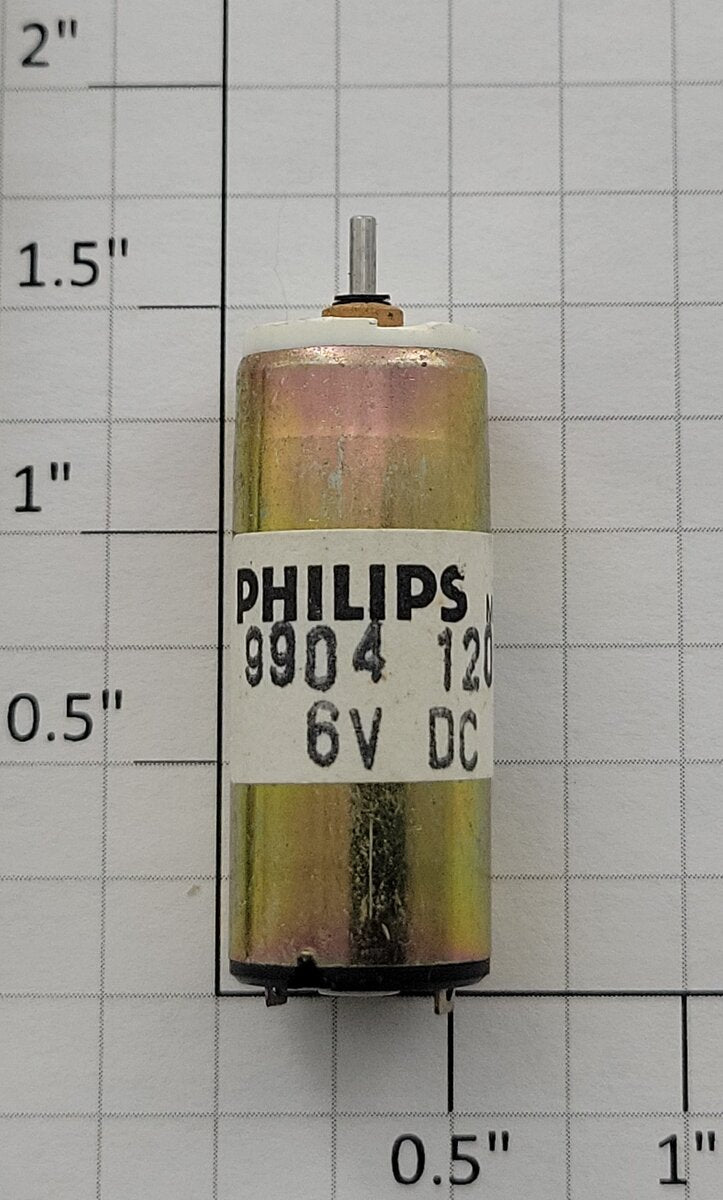 Philips 9904-120-14106 6-Volt DC Can Motor