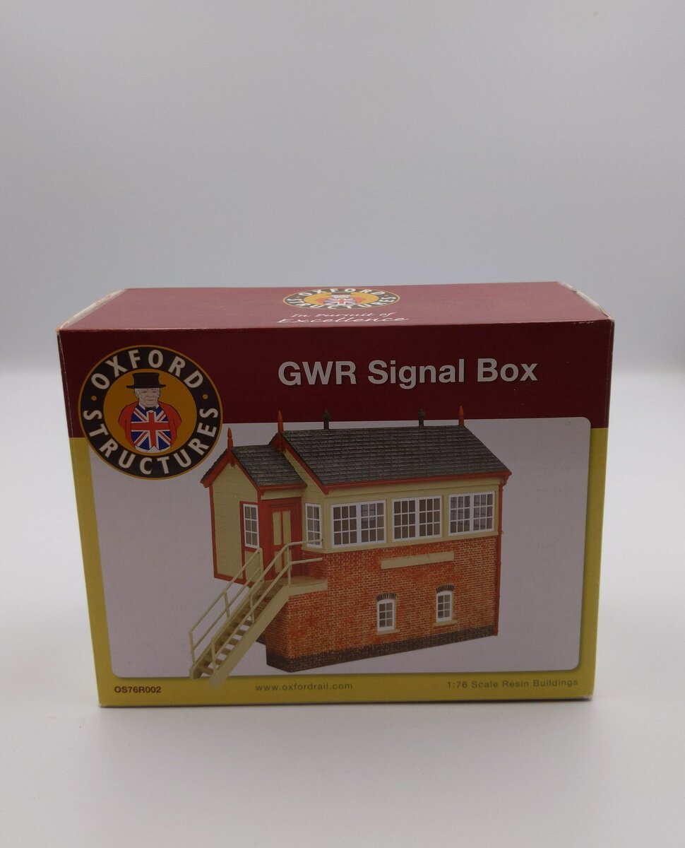 Oxford Structures OS76R002 OO GWR Signal Box Assembled