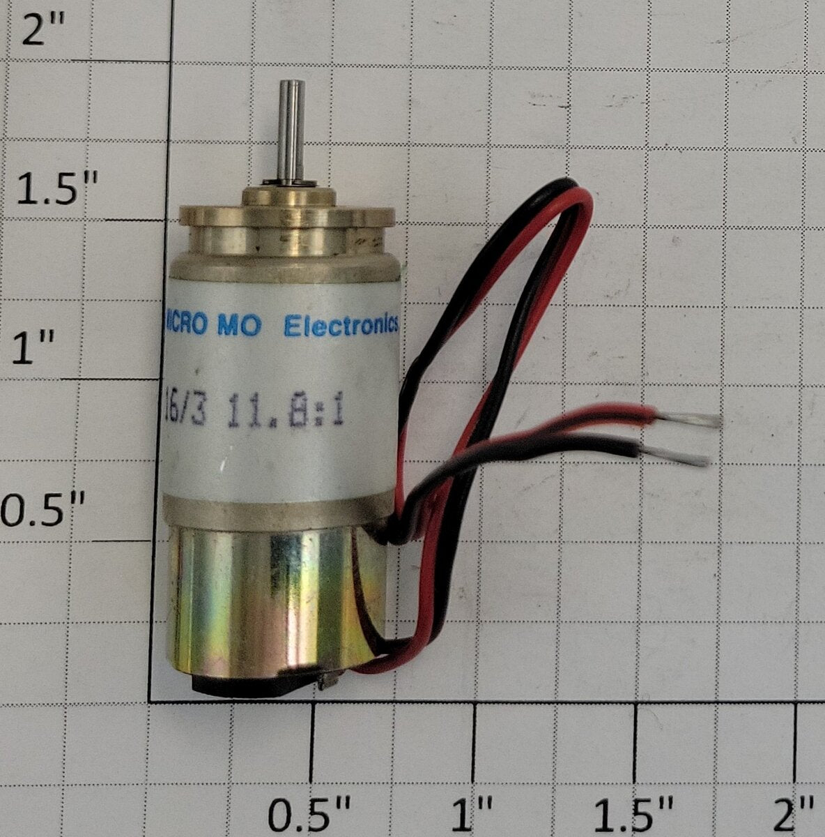 Faulhaber 162680D53 12-Volt DC Can Motor with Wiring