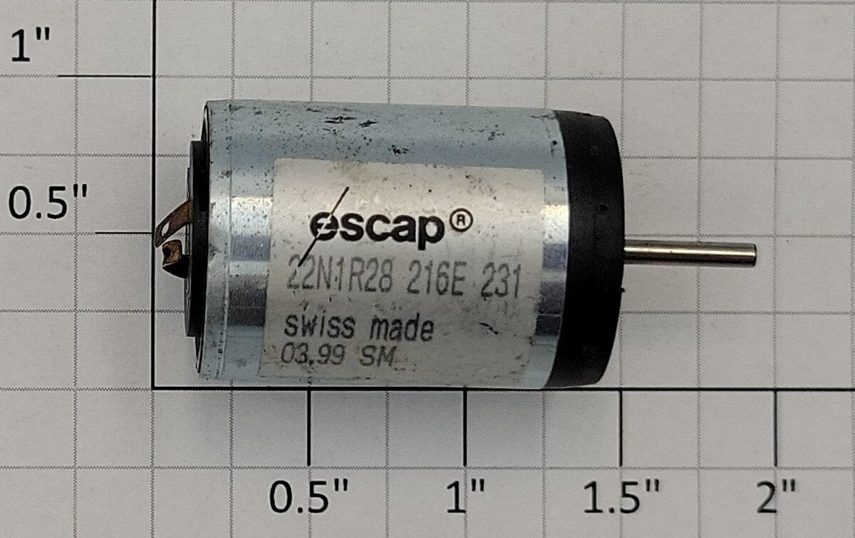 Escap 22N1R28216E231  6 Volt DC / 3.8W Brushed DC Motor