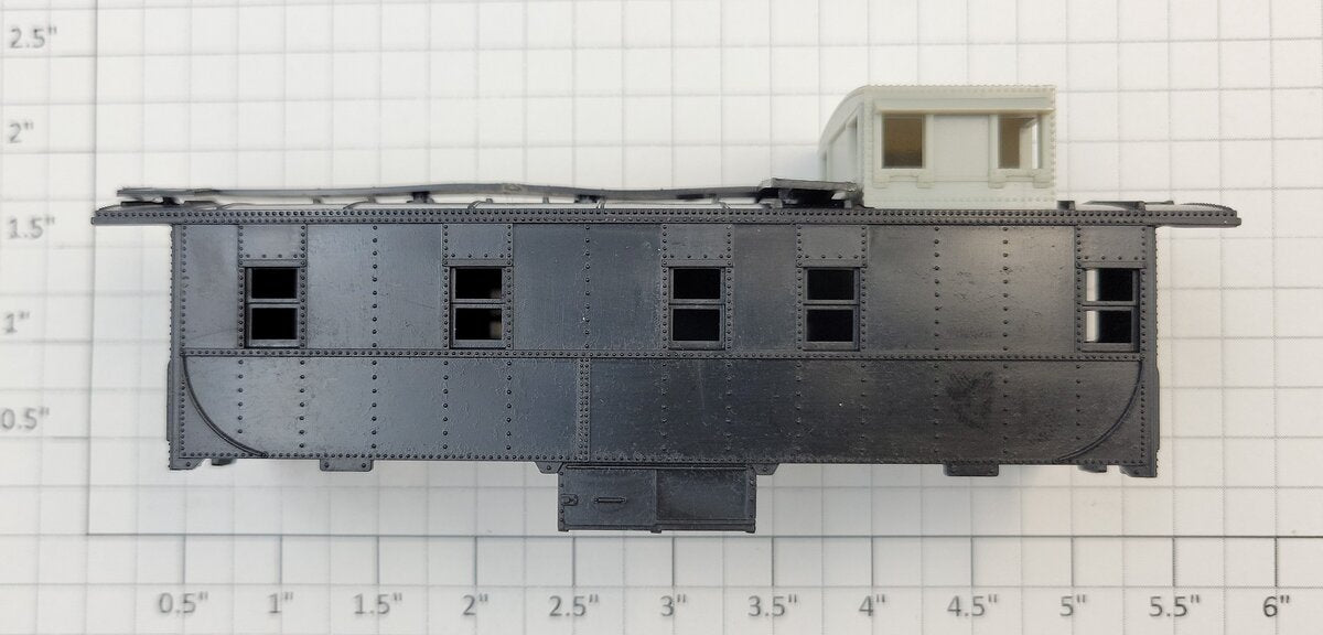Athearn 12490 HO NE Caboose Shell with Cupola