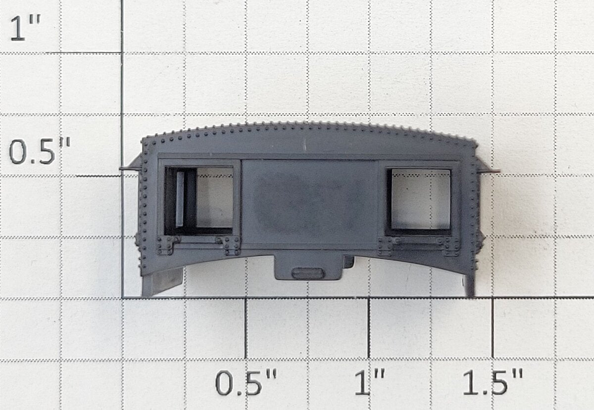 Athearn 12512 HO Straight Black Caboose Cupola