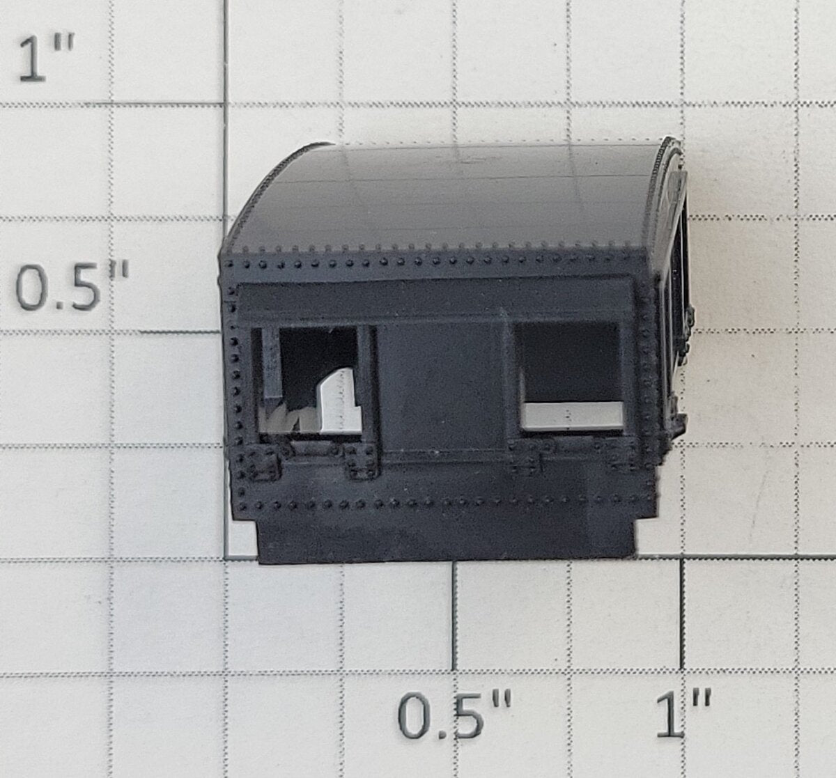 Athearn 12512 HO Straight Black Caboose Cupola