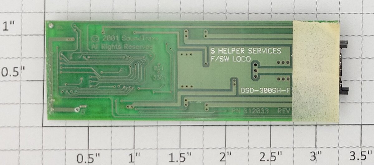 S-Helper 00745-A PCB Soundtraxx 312033 Decoder