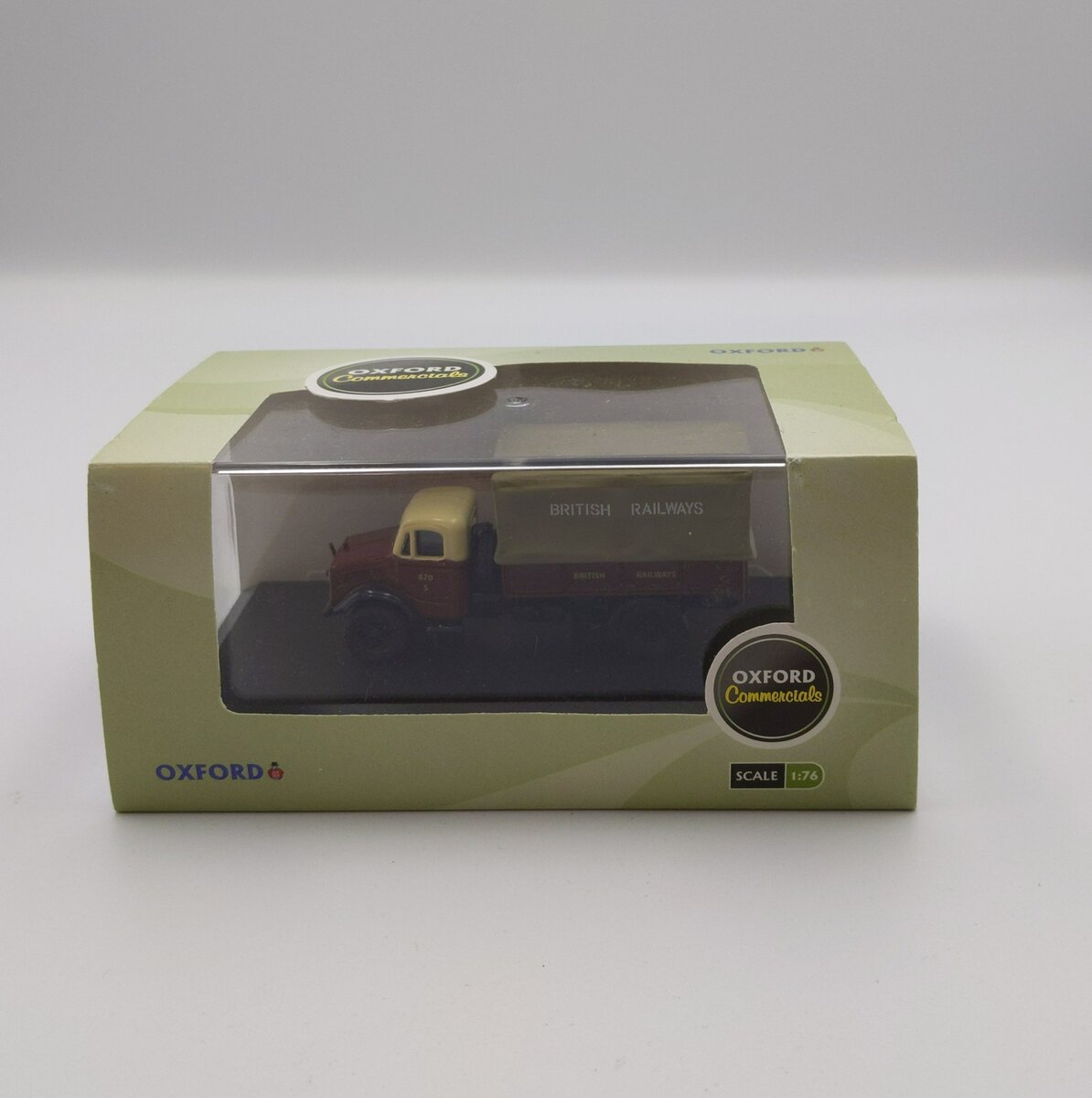 Oxford Diecast 76BD005 British Rail Bedford Diecast Truck