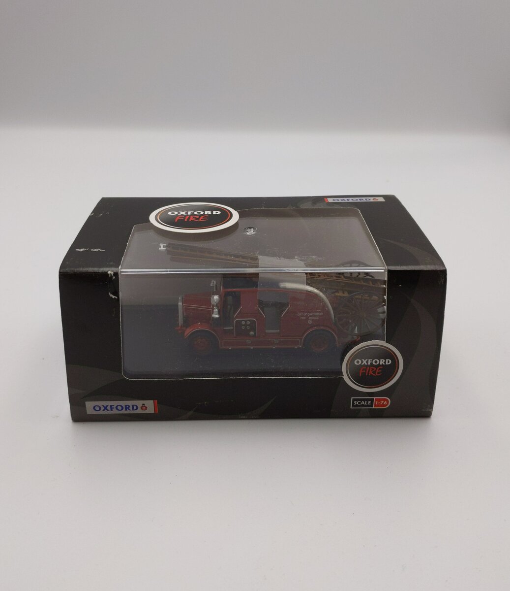Oxford Diecast 76LC002 1:76 Leyland Cub FK7 Canterbury Fire Engine