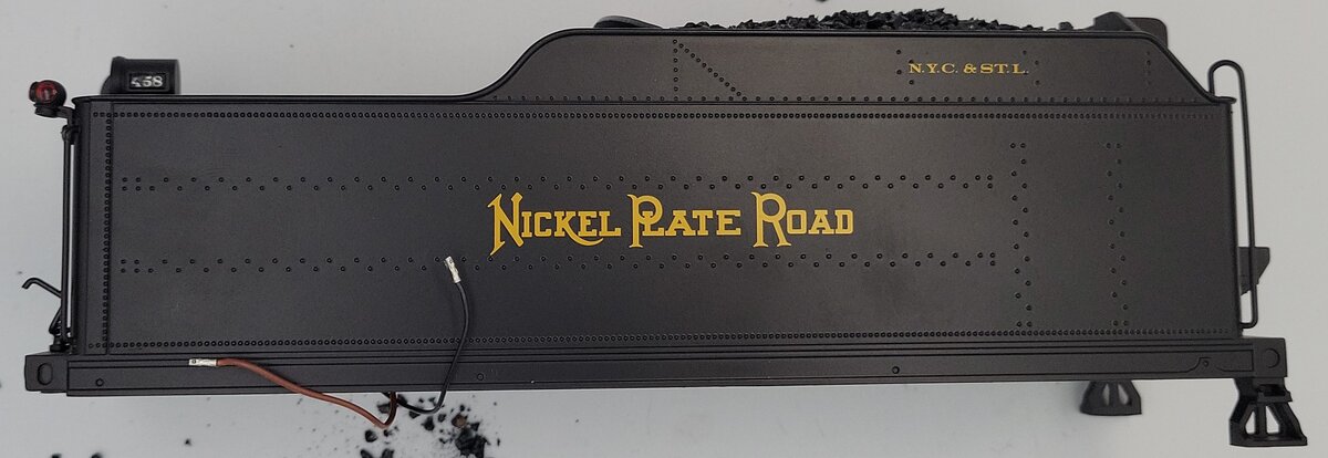 Lionel 82180-T02 Nickel Plate Road 2-8-0 Tender Shell #458